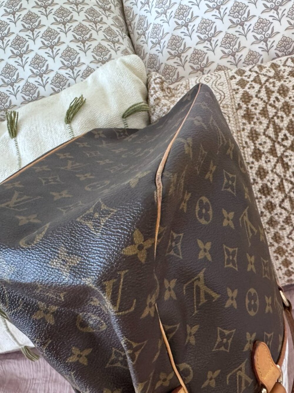 Rare Vintage Louis Vuitton Monogram Batignolles Tote Bag - Picture 7 of 16